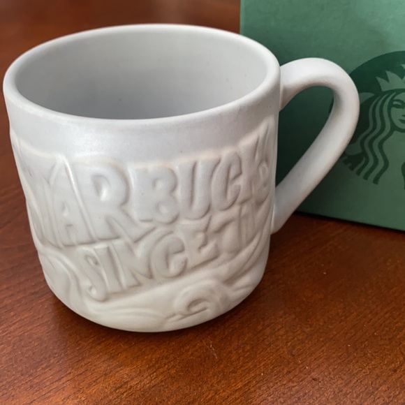 Starbucks ceramic light grey mermaid mug - Picture 3 of 8